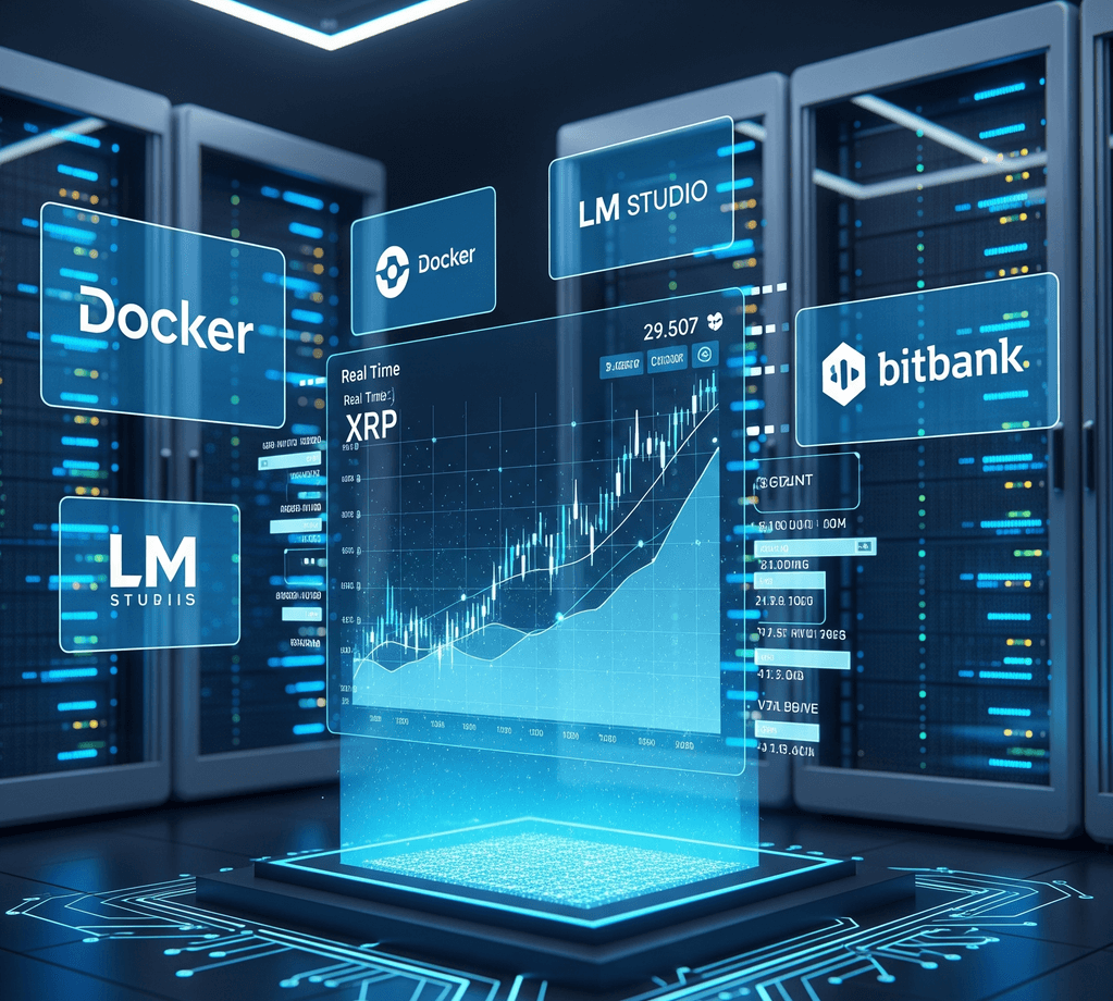 MCPサーバーで学ぶXRPチャート分析入門（bitbank × Docker × LM Studio） | Dockerを学ぶ