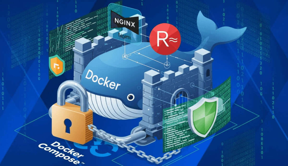 Docker Compose 入門：Flask + Redisハードイング構成にNGINX を追加する